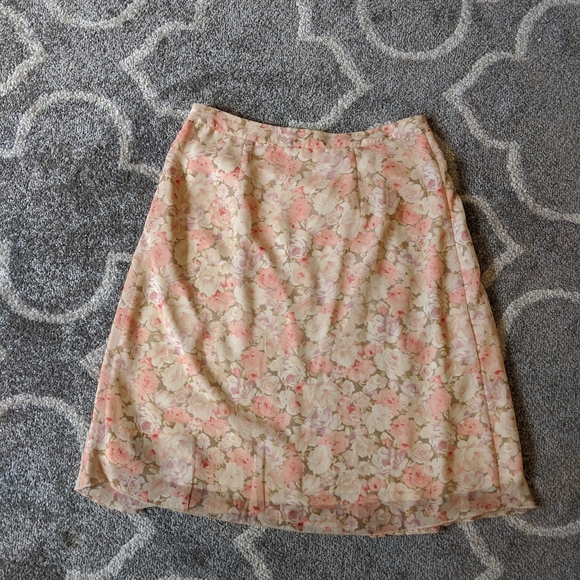 Tristan flower pleated skirt - 6 - Picture 5 of 8